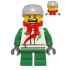 Octan - Jacket with Red and Green Stripe, Green Short Legs, Red Bandana, Helmet Sports with Vent Holes, Black Eye Corner Crinkles – ПРАЗНИЦИ И СЪБИТИЯ