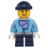 Medium Blue Jacket with Light Purple Scarf, Dark Blue Short Legs, Dark Blue Knit Cap – ПРАЗНИЦИ И СЪБИТИЯ