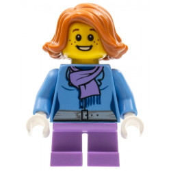 Christmas Train Ride Passenger - Medium Blue Jacket with Light Purple Scarf, Short Legs – ПРАЗНИЦИ И СЪБИТИЯ