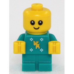 Baby - Dark Turquoise Body with Moose and Snowflakes and Yellow Hands – ПРАЗНИЦИ И СЪБИТИЯ