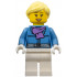 Female, Jacket with Medium Lavender Scarf, White Legs, Bright Light Yellow Ponytail, Open Mouth Smile – ПРАЗНИЦИ И СЪБИТИЯ