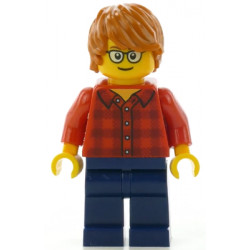 Red Plaid Flannel Shirt, Dark Blue Legs, Dark Orange Hair, Glasses – ПРАЗНИЦИ И СЪБИТИЯ