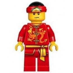 Dragon Dance Performer, Tied Red Bandana, Angry Eyebrows and Scowl – ПРАЗНИЦИ И СЪБИТИЯ