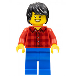 Dragon Boat Race Spectator - Male, Red Plaid Flannel Shirt, Blue Legs, Black Tousled Hair – ПРАЗНИЦИ И СЪБИТИЯ