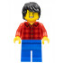 Dragon Boat Race Spectator - Male, Red Plaid Flannel Shirt, Blue Legs, Black Tousled Hair – ПРАЗНИЦИ И СЪБИТИЯ