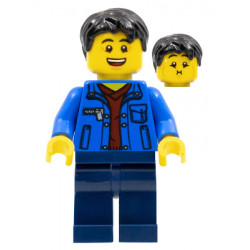 Man, Black Hair, Blue Jacket, Dark Red Shirt, Dark Blue Legs – ПРАЗНИЦИ И СЪБИТИЯ