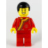 Toy Vendor, Black Hair, Red Changshan with Bright Light Orange Wide Hem, Gold Circles Pattern – ПРАЗНИЦИ И СЪБИТИЯ
