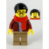 Man, Dark Red Jacket with Bright Light Blue Shirt, Dark Tan Legs, Red Scarf, Black Smooth Hair, Glasses – ПРАЗНИЦИ И СЪБИТИЯ