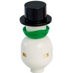 Snowman - Top Hat and Green Scarf – ПРАЗНИЦИ И СЪБИТИЯ