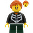 Girl - Black Hoodie with Skeleton Torso, Dark Green Short Legs, Dark Orange Hair – ПРАЗНИЦИ И СЪБИТИЯ