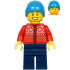Man, Red Winter Jacket, Dark Blue Legs, Dark Azure Beanie – ПРАЗНИЦИ И СЪБИТИЯ
