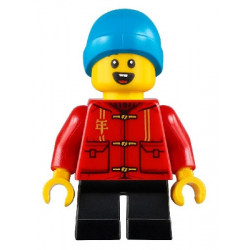 Child - Boy, Red Tang Jacket with Hood, Black Short Legs, Dark Azure Beanie – ПРАЗНИЦИ И СЪБИТИЯ