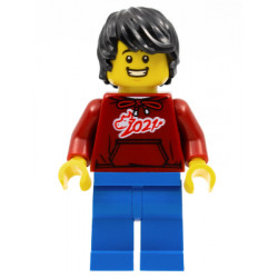 Man, Dark Red '2021' Shirt, Blue Legs, Black Hair – ПРАЗНИЦИ И СЪБИТИЯ