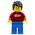 Man, Dark Red '2021' Shirt, Blue Legs, Black Hair – ПРАЗНИЦИ И СЪБИТИЯ