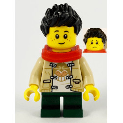 Child - Boy, Tan Tang Jacket, Dark Green Short Legs, Black Spiked Hair, Freckles, Red Scarf – ПРАЗНИЦИ И СЪБИТИЯ