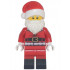 Santa - Red Fur Lined Jacket with Button and Plain Back, Red Legs with Black Boots, White Bushy Moustache and Beard – ПРАЗНИЦИ И СЪБИТИЯ