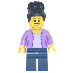 Mom - Medium Lavender Jacket, Dark Blue Legs, Black Coiled Hair – ПРАЗНИЦИ И СЪБИТИЯ