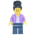 Mom - Medium Lavender Jacket, Dark Blue Legs, Black Coiled Hair – ПРАЗНИЦИ И СЪБИТИЯ