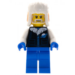 Man, Orange Ushanka Hat, Black Ice Planet Coat, Blue Legs – ПРАЗНИЦИ И СЪБИТИЯ