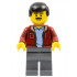 Man, Dark Red Jacket with Bright Light Blue Shirt, Dark Bluish Gray Legs, Black Male Hair, Moustache – ПРАЗНИЦИ И СЪБИТИЯ