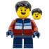 Child - Boy, Dark Red Puffy Coat, Dark Blue Short Legs, Black Hair – ПРАЗНИЦИ И СЪБИТИЯ