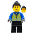 Woman, Black Hair, Blue Coat, Lime Safety Vest, Black Legs – ПРАЗНИЦИ И СЪБИТИЯ