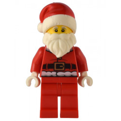 Santa - Red Fur Lined Jacket with Button and Plain Back, Red Legs, White Bushy Moustache and Beard – ПРАЗНИЦИ И СЪБИТИЯ