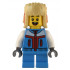 Child - Boy, Dark Azure Jacket and Short Legs, Red and Tan Ushanka Hat – ПРАЗНИЦИ И СЪБИТИЯ