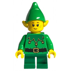 Elf - Green Scalloped Collar with Bells, Closed Mouth with Freckles – ПРАЗНИЦИ И СЪБИТИЯ