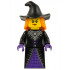Witch - Black Floppy Hat, Orange Hair, Dark Purple Trim – МАРКА ЛЕГО