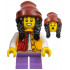 Child - Girl, Red and Bright Light Orange Jacket, Medium Lavender Short Legs, Dark Red Beanie with Black Hair – ПРАЗНИЦИ И СЪБИТИЯ