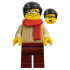 Lunar New Year Parade Spectator - Male, Red Scarf, Tan Sweater, Dark Red Legs, Black Hair, Rabbit Glasses – ПРАЗНИЦИ И СЪБИТИЯ