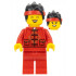 Lunar New Year Parade Participant - Female, Red Tang Jacket, Red Legs, Black Hair with Red Headband – ПРАЗНИЦИ И СЪБИТИЯ