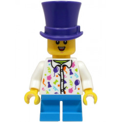 Boy - White Shirt, Dark Azure Short Legs, Dark Purple Top Hat – ПРАЗНИЦИ И СЪБИТИЯ