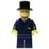 Wintertime Carriage Driver - Male, Dark Blue Suit with Gold Chain and Watch, White Beard and Moustache, Black Top Hat – ПРАЗНИЦИ И СЪБИТИЯ