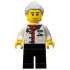Restaurant Worker - Female, White Uniform Jacket, Black Legs, Light Bluish Gray Hair with Top Knot Bun – ПРАЗНИЦИ И СЪБИТИЯ