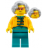 Flower Seller - Female, Bright Light Orange Tang Jacket, Dark Turquoise Legs, Light Bluish Gray Hair, Red Glasses – ПРАЗНИЦИ И СЪБИТИЯ