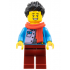 Man - Dark Azure Jacket over Silver Shirt, Dark Red Legs, Black Hair, Red Scarf – ПРАЗНИЦИ И СЪБИТИЯ