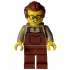 Man - Reddish Brown Hair, Dark Tan Shirt, Reddish Brown Overalls and Legs, Black Glasses – ПРАЗНИЦИ И СЪБИТИЯ