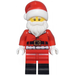 Santa - Fur Lined Jacket with 2 Wrinkles on Back, Red Legs with Black Boots, Santa Hat with Molded Red Top – ПРАЗНИЦИ И СЪБИТИЯ