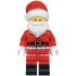 Santa - Fur Lined Jacket with 2 Wrinkles on Back, Red Legs with Black Boots, Santa Hat with Molded Red Top – ПРАЗНИЦИ И СЪБИТИЯ