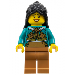 Woman, Black Long Hair, Dark Turquoise Cheongsam Bolero Shrug, Medium Nougat Legs – ПРАЗНИЦИ И СЪБИТИЯ