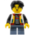 Child - Boy, White Jacket with Black Sleeves, Sand Blue Short Legs, Black Hair – ПРАЗНИЦИ И СЪБИТИЯ