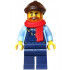 Holiday Express Train Driver - Dark Blue Overalls, Dark Brown Flat Cap, Red Scarf – ПРАЗНИЦИ И СЪБИТИЯ