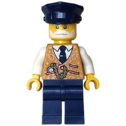 Holiday Express Train Conductor - Pearl Gold Vest, Dark Blue Legs and Hat – ПРАЗНИЦИ И СЪБИТИЯ