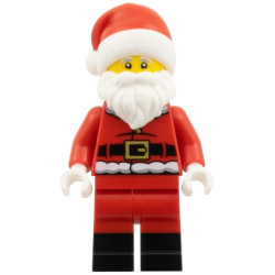 Santa - Fur Lined Jacket with 2 Black Creases on Back, Red Legs with Black Boots, Santa Hat with Molded Red Top – ПРАЗНИЦИ И СЪБИТИЯ