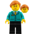 Postmaster - Dark Orange Ponytail, Glasses, Dark Turquoise Jacket, Black Legs – ПРАЗНИЦИ И СЪБИТИЯ