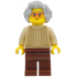 Grandmother - Tan Knit Cable Sweater, Reddish Brown Legs, Light Bluish Gray Short Wavy Hair – ПРАЗНИЦИ И СЪБИТИЯ