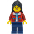 Child - Girl, Red Jacket over White Shirt, Dark Blue Legs, Black Hair – ПРАЗНИЦИ И СЪБИТИЯ