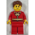 Woman - Red Tang Jacket with Gold Chinese Scrollwork, Red Legs, Brown Short Hair – ПРАЗНИЦИ И СЪБИТИЯ